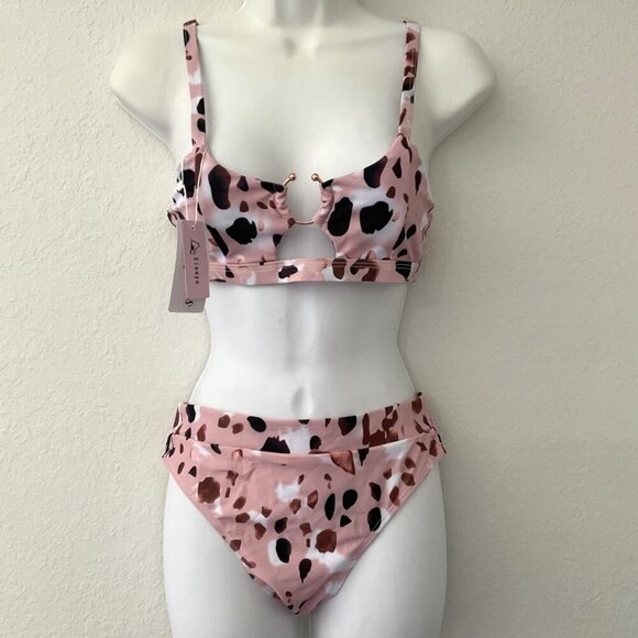 SNAKESKIN BRAZILIAN TWO PIECE BIKINI - Picture 3 of 9